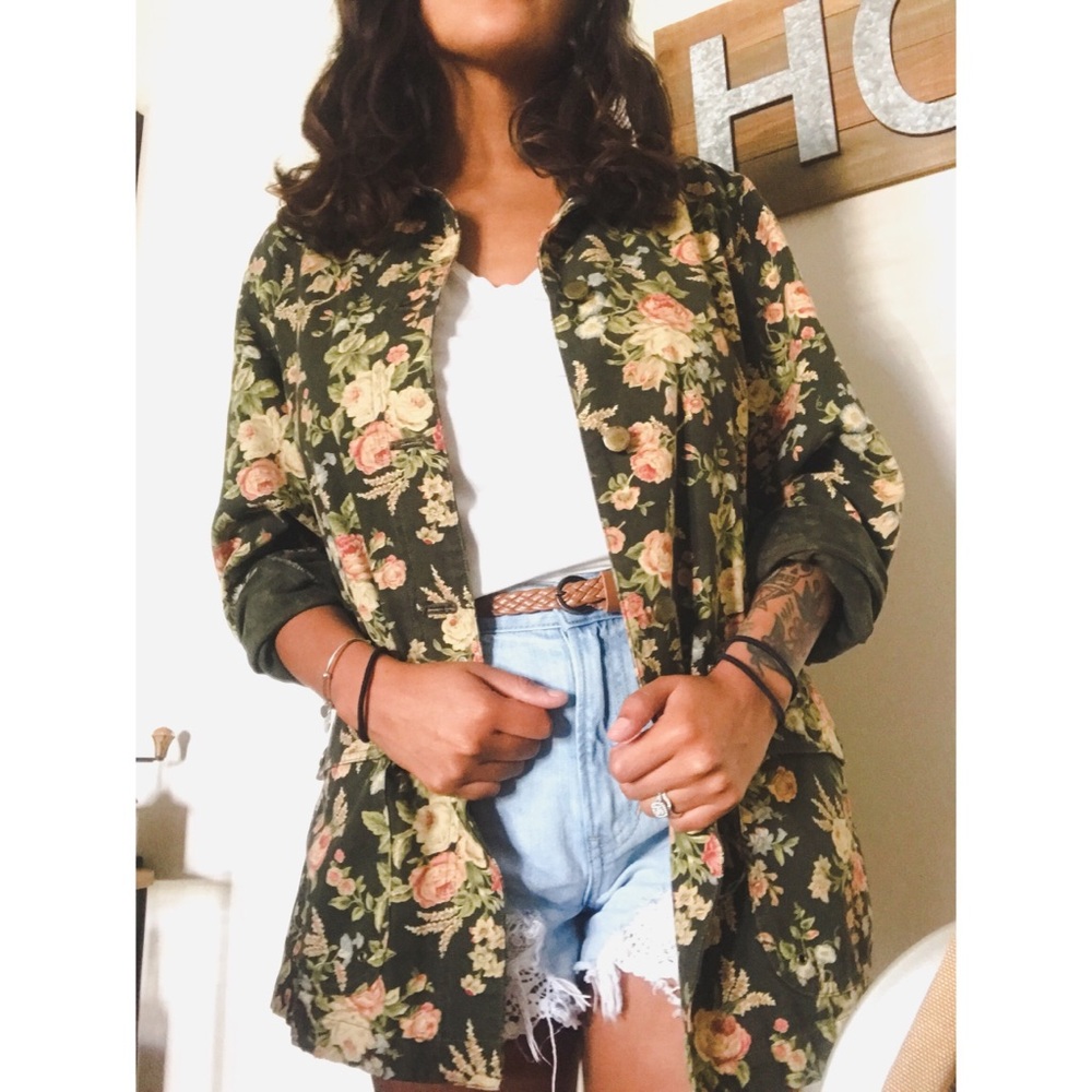 Vintage Ralph Lauren/Lauren Jeans Co Corduroy Floral Jacket